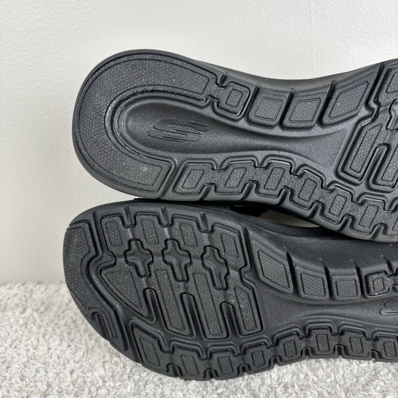 Skechers Martha Stewart's Sandal 8.5 Black Star Dust Arch Fit 2.0 Slip In Casual - Picture 15 of 16